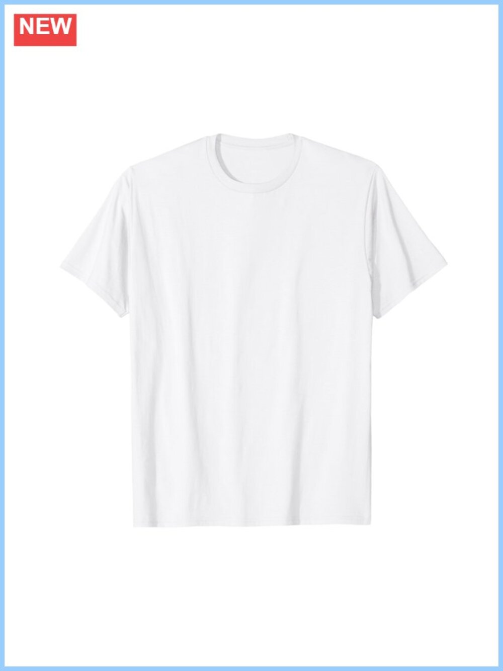 Graphic Crew Neck Short Sleeve Tee - Abstract Cat Art